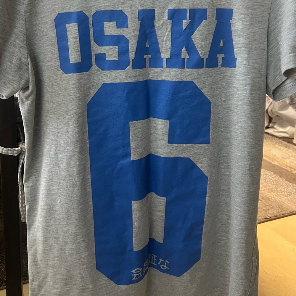 SUPERDRY JAPAN T-SHIRT OSAKA 6 GRAY large SIZE